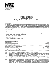 Click here to download NTE924 Datasheet