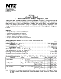 Click here to download NTE966 Datasheet