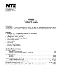 Click here to download NTE984 Datasheet