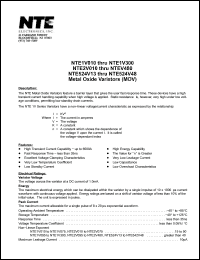 Click here to download NTE2V030 Datasheet