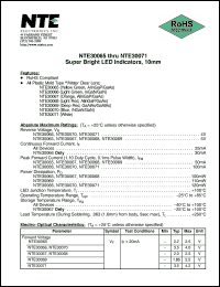 Click here to download NTE30070 Datasheet