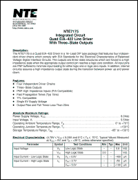 Click here to download NTE7175 Datasheet