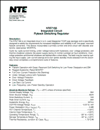 Click here to download NTE7166 Datasheet