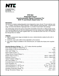 Click here to download NTE1661 Datasheet