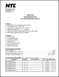 Click here to download NTE1579 Datasheet