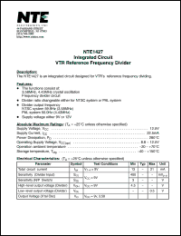 Click here to download NTE1427 Datasheet