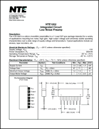 Click here to download NTE1052 Datasheet