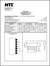 Click here to download NTE1431 Datasheet
