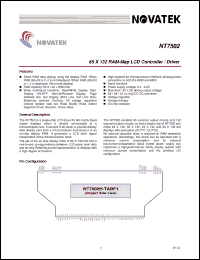 Click here to download NT7502H-TABF1 Datasheet