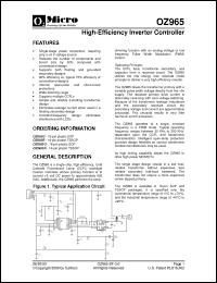 Click here to download OZ965IG Datasheet