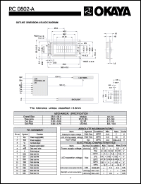 Click here to download RC0802-A Datasheet