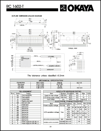 Click here to download RC1602-T Datasheet