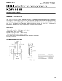 Click here to download KGF1181B Datasheet