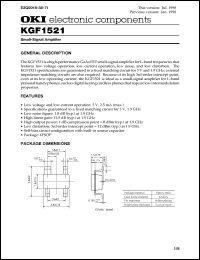 Click here to download KGF1521 Datasheet