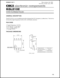 Click here to download KGL2132 Datasheet