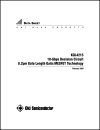 Click here to download KGL4215 Datasheet