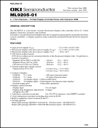 Click here to download ML9205-01 Datasheet