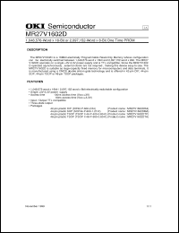 Click here to download MR27V1602DTA Datasheet