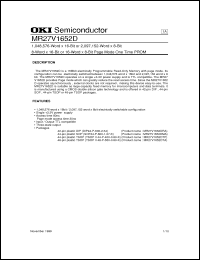 Click here to download MR27V1652DMA Datasheet