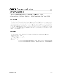 Click here to download MR27V3255DMB Datasheet