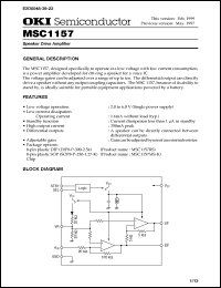 Click here to download MSC1157 Datasheet