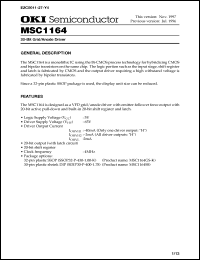 Click here to download MSC1164GS-K Datasheet
