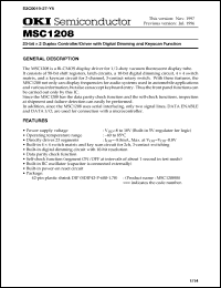 Click here to download MSC1208 Datasheet