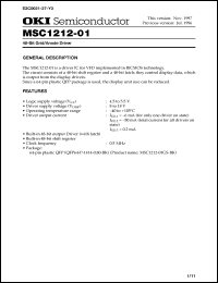 Click here to download MSC1212-01 Datasheet