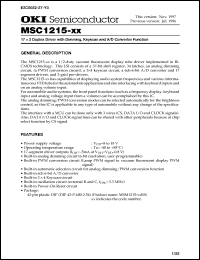 Click here to download MSC1215-xxRS Datasheet