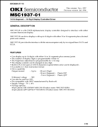 Click here to download MSC1937-01RS Datasheet