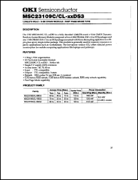 Click here to download MSC23109C-80DS3 Datasheet