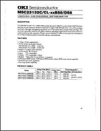 Click here to download MSC23132CL-70BS8 Datasheet