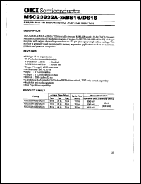 Click here to download MSC23832A-60BS16 Datasheet