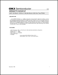 Click here to download MSM27C3202 Datasheet