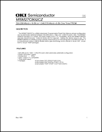 Click here to download MSM27C802 Datasheet