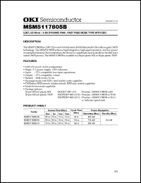 Click here to download MSM5117805B-70TS-K Datasheet