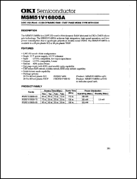 Click here to download MSM51V16805A-80JS Datasheet