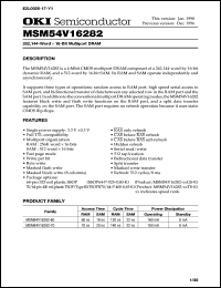 Click here to download MSM54V16282-70GS-K Datasheet