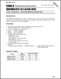 Click here to download MSM56V16160D-10TS-K Datasheet