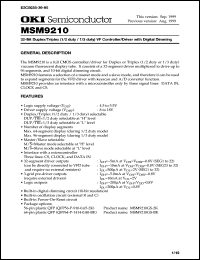 Click here to download MSM9210GS-2K Datasheet