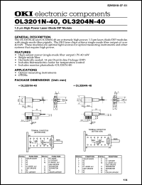 Click here to download OL3204N-40 Datasheet