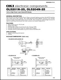 Click here to download OL5201N-25 Datasheet