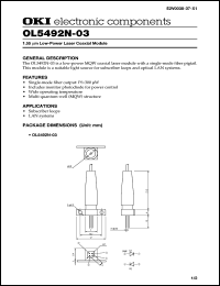 Click here to download OL5492 Datasheet