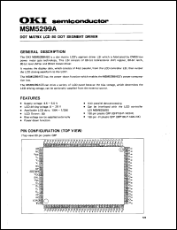 Click here to download MSM5299A Datasheet