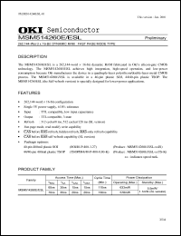 Click here to download MSM514260E-70TS-K Datasheet