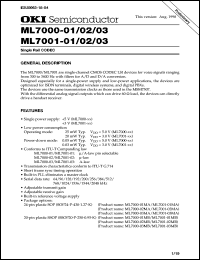 Click here to download ML7001-03 Datasheet