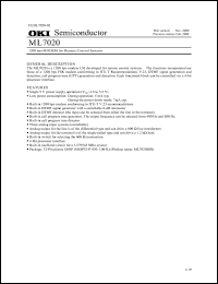 Click here to download ML7020 Datasheet