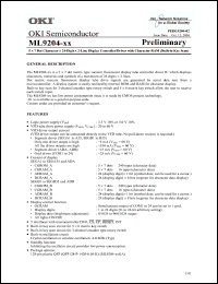 Click here to download ML9204 Datasheet