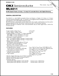 Click here to download ML9211 Datasheet