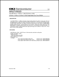 Click here to download MR27V852D Datasheet